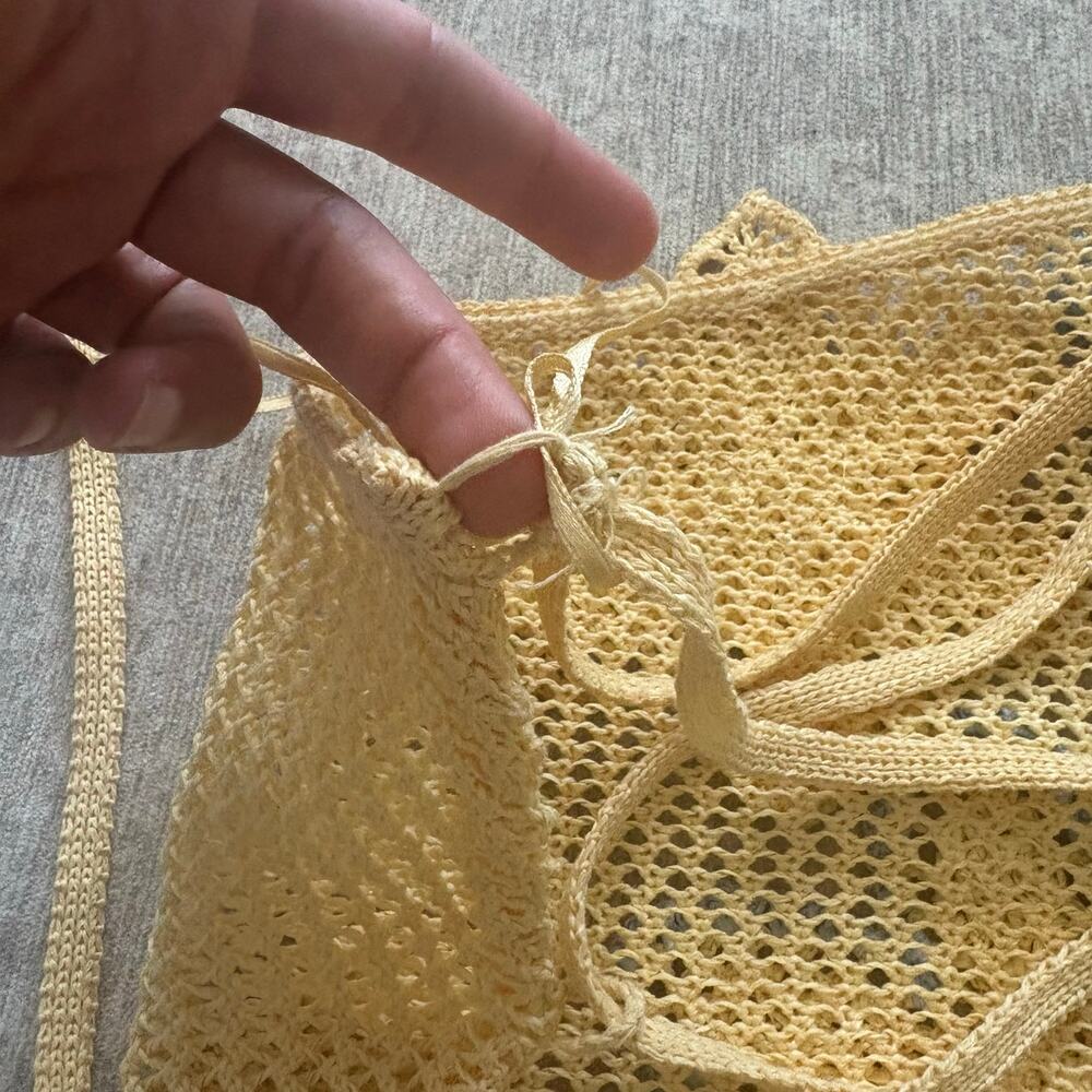 Bydee NAMMOS CROCHET MINI DRESS IN ZESTI - Picture 7 of 8